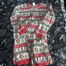 Buc-ee’s Christmas Long Johns Holiday PJ’s Pajamas One Piece