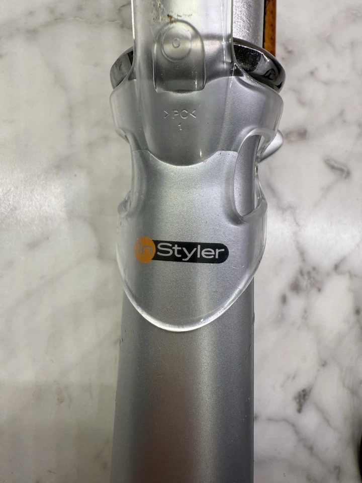 InStyler Rotating Hair Straightening Curling Hot Iron 1 1/4" IS1001 Tested Works - Image 2 of 4