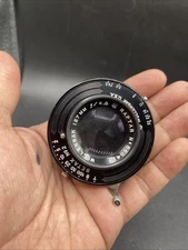 Rare Wollensak Raptar No 560414 127mm F4.5 Focus Lens Betax No.2