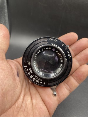 Rare Wollensak Raptar No 560414 127mm F4.5 Focus Lens Betax No.2
