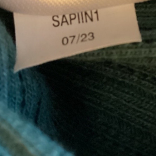 EUC Aeropostale Green Long Sleeve Ribbed Seriously Soft Shrunken Tee Size Small