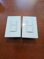 Lutron Maestro Fan Control and Light Dimmer MACL-LFQH-WH-White (LOT of 2)