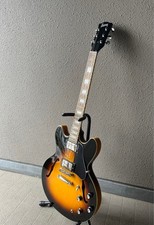 Burny SRSA-65 335 Semi-Acoustic Guitar Sunburst Electric Guitar Used Product