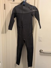 Bare Revel Men's Wetsuit 3/2 mm Black Gray zip surf scuba dive suit - USED ONCE