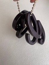 Gucci G Heart GG marron foncé sac breloque porte-clés porte-clés E2