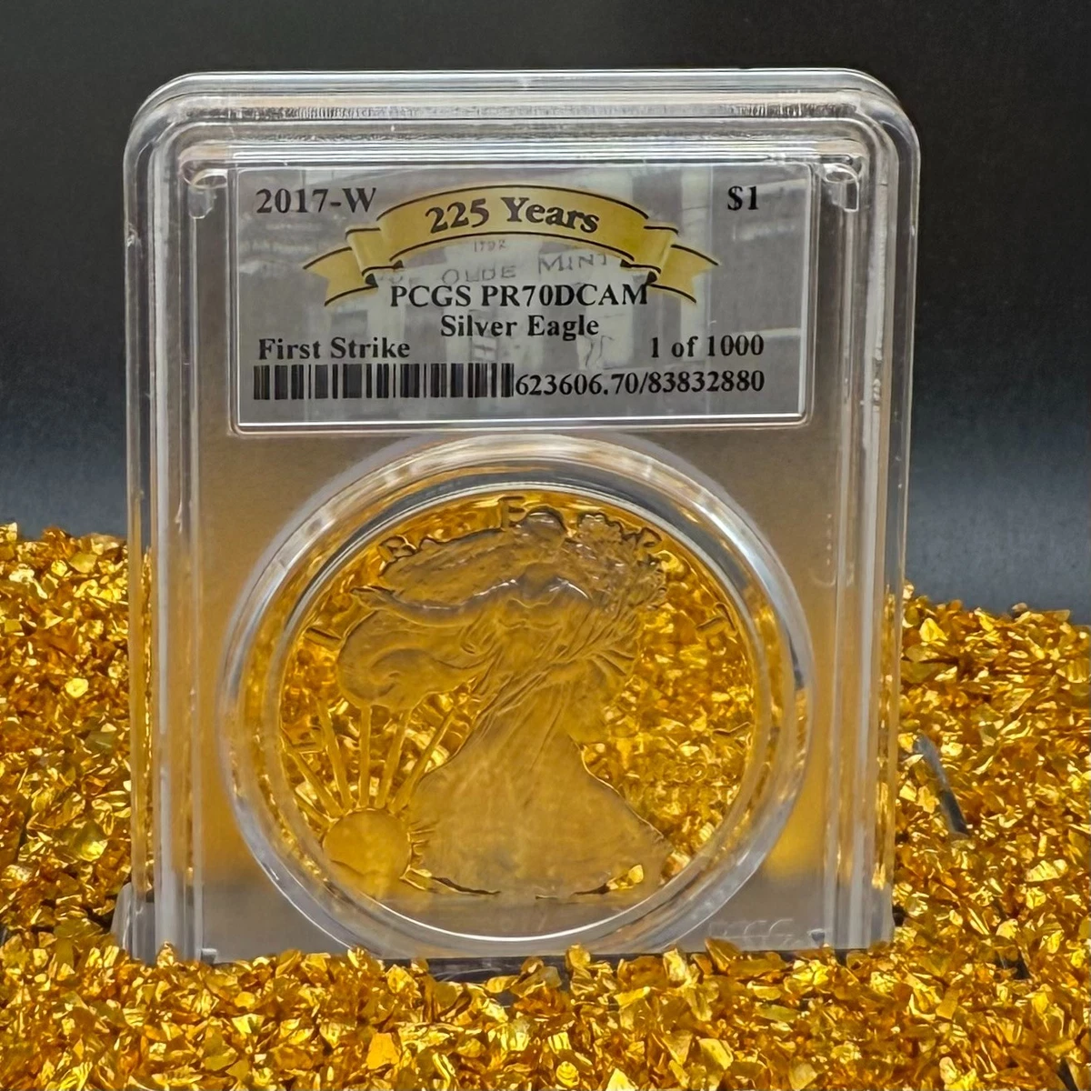 アメリカ　＄1　イーグル銀貨　２０１７年　PCGS PR70DCAM アメリカ ＄1 イーグル銀貨 2017年 PCGS PR70DCAM