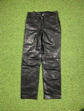 Vintage Leather pants unisex streetwear style size