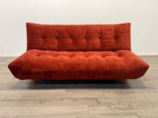 Habitat Kota Velvet 3 Seater Sofa Bed – Burnt Orange
