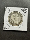 1912 P Barber Silver Quarter Nice FN Fine U.S. 25c Type Coin (Raw18814)