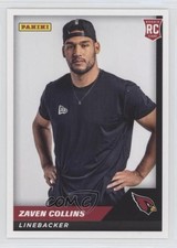 2021 Panini NFL Sticker & Card Collection Zaven Collins #85 Rookie RC 4r7. rookie card picture