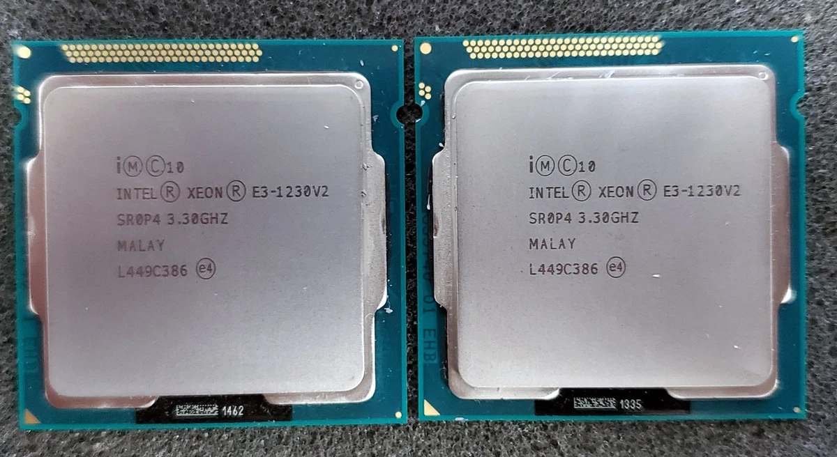Intel Computer Intel Xeon E3-1230 V2 Processor Model Processors