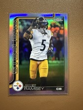 2025 Topps Chrome Football Pittsburgh Steelers Jalen Ramsey #191 Rrefractor