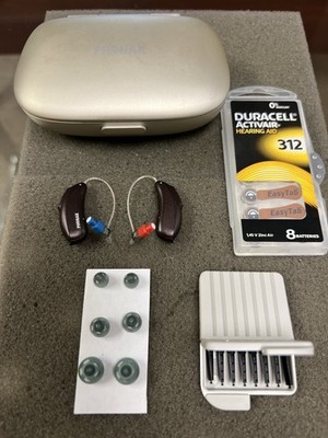 Phonak Audeo Marvel M90-312 RIC - pair - FREE PROGRAMMING - iPhone - bluetooth