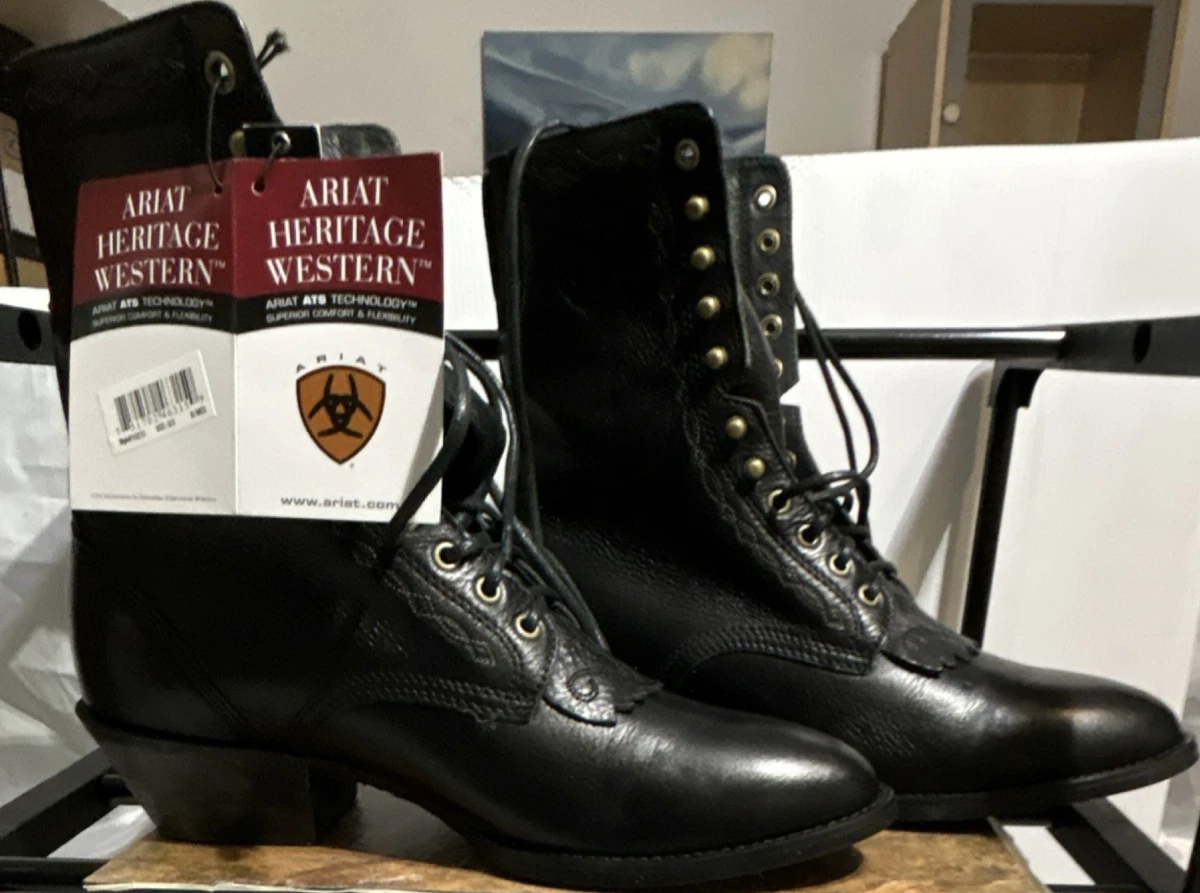 Ariat Waterproof Black Leather Front Zip Paddock Boots ATS Work Equestrian Mens Men main image 2