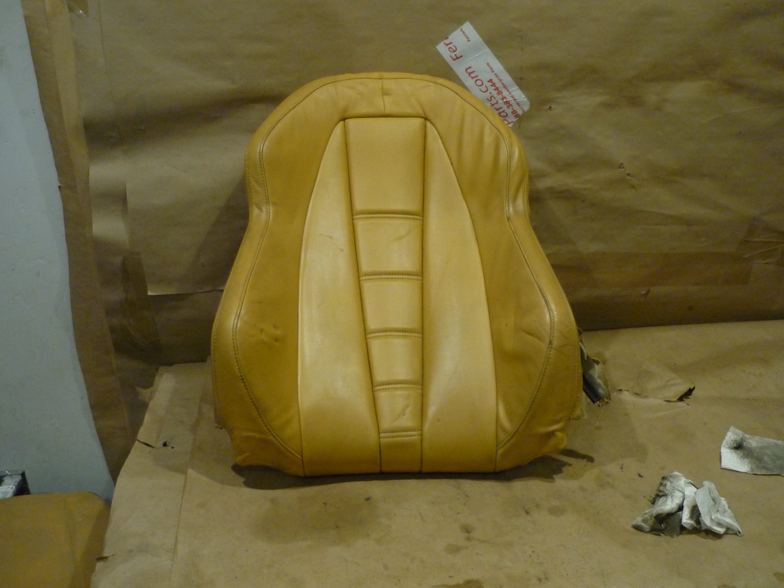 Ferrari 458 Spider Seat backrest P/N 83477200