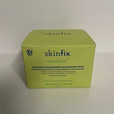 skinfix resurface AHA/BHA Niacinamide Exfoliating Pads New