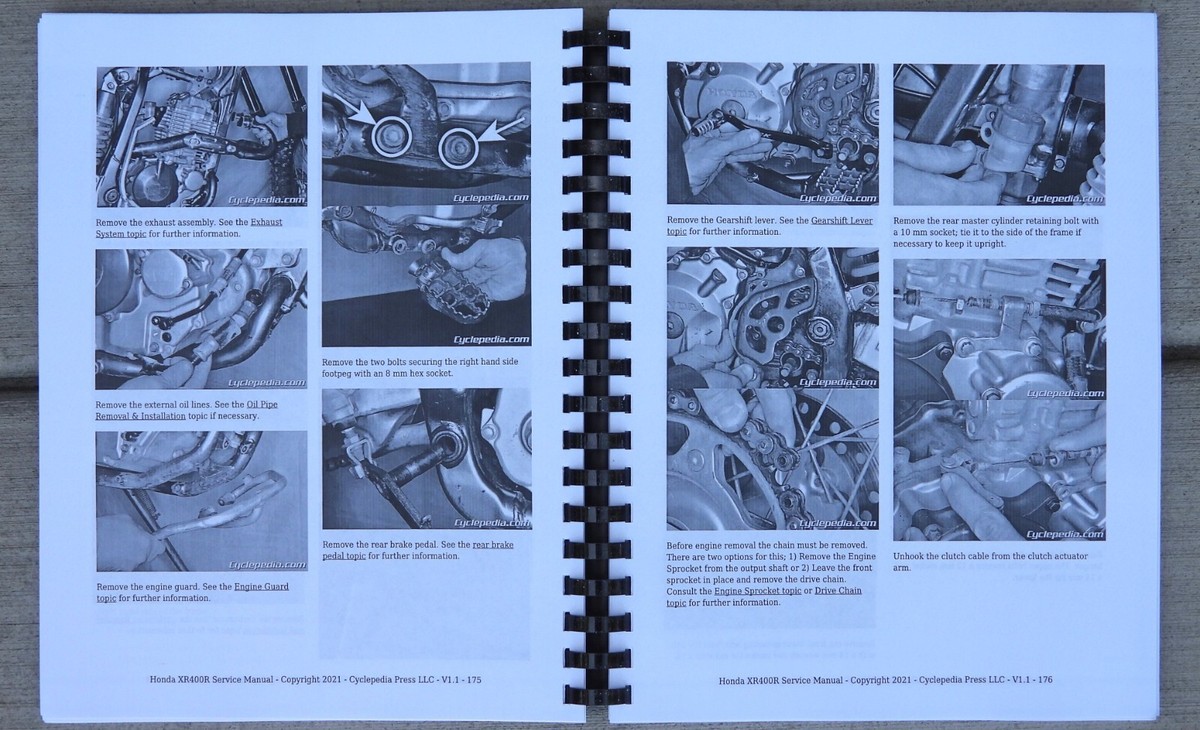 1996-2004 Honda XR400 XR400R XR 400 400R SERVICE & REPAIR MANUAL