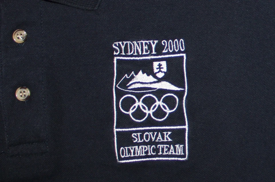Camiseta vintage EQUIPO OLÍMPICO ESLOVACO 2000 S/S POLO Juegos Olímpicos de Sydney Eslovaquia talla M Foto 3 de 4