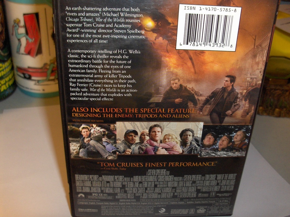 War Of The Worlds,Tom Cruise,Miranda Otto,A Steven Spilberg Film