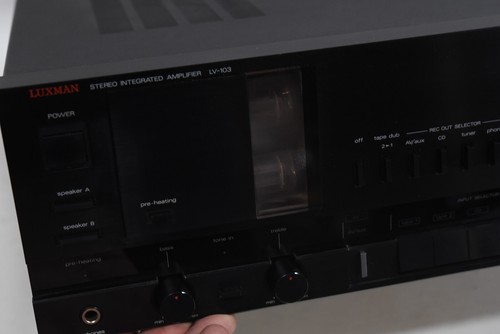 Luxman LV-103 Tube-Hybrid Stereo Integrated Amplifier - Vintage Japan 1980's - Picture 11 of 22
