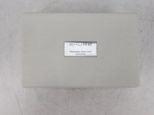 Vintage Shure Microphone Hard Plastic Protective Case White 3