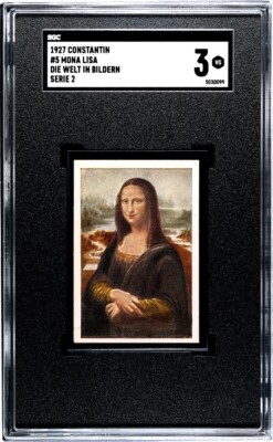 1927 Constantin MONA LISA DIE WELT IN BILDERN DA VINCI ULTRA RARE SGC 3