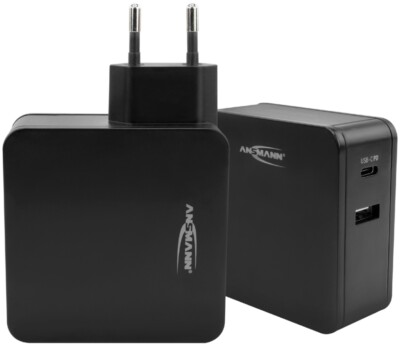 ANSMANN USB-Steckdosenadapter HOME CHARGER 265PD, schwarz