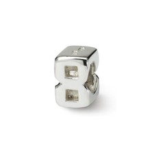 Number 8 Kids Bead .925 Sterling Silver Reflection Beads