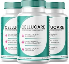 CelluCare Advanced Blood Support Formula Dietary Supplement (180 Capsule) 3-Pack