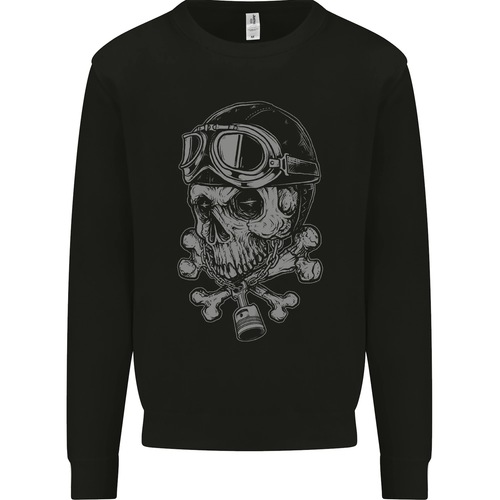 Sweat À Capuche Biker Chopper & Motif De Moto En 4 Couleurs Modèle Américain