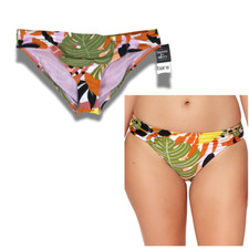 Bar III Tropical-Print Bikini Bottoms NWT MEDIUM