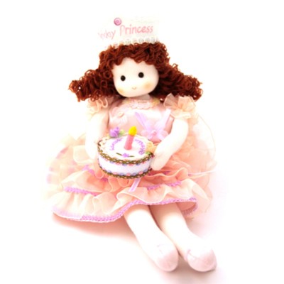 Green Tree Musical Dolls - Birthday Princess (Auburn)
