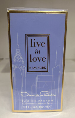 Oscar De La Renta Live In Love New York 3.4 FL. OZ. 100 ml Eau De Parfum Spray