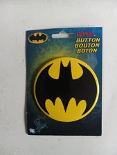 DC Comics | Warner Bros |  Ata-Boy Inc | Batman Logo Button