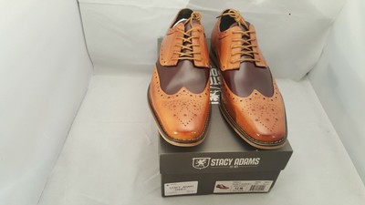 stacy adams tinsley wingtip oxford tan