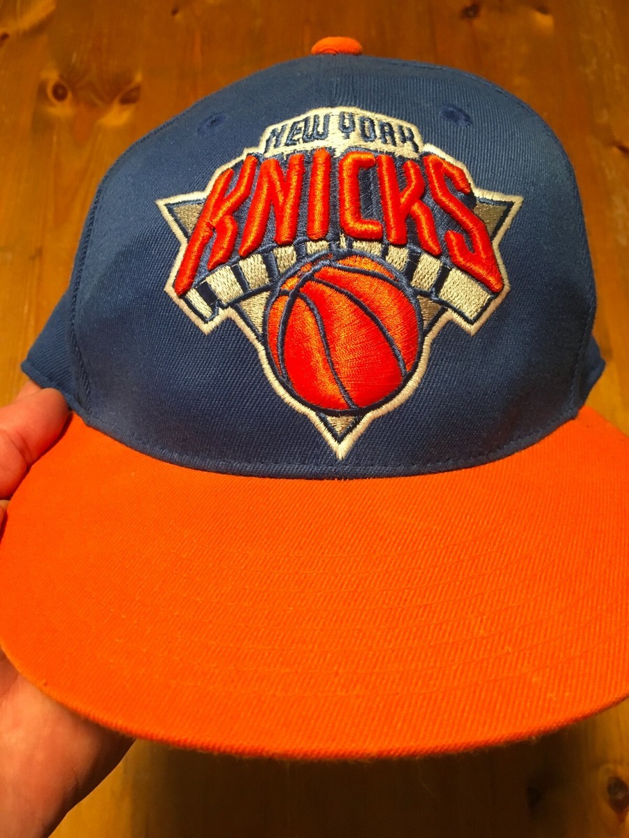 【HI FI FNK】Steven Round Knit 00s Adidas New York Knicks Fitted Hat Stretch 7 1/4-7 5/8