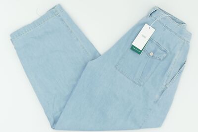 Closed Damen Jeans Ivo W26 blau hellblau stonewashed Bundfalte weites Bein NEU