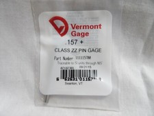 Vermont Gage .157 Class ZZ Pin Gage
