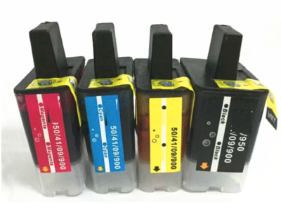 4er Set Ersatz Tintenpatronen für Brother DCP 117C Drucker