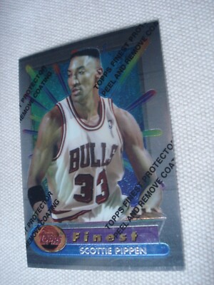 SCOTTIE PIPPEN 1994 Topps Finest #75 CHICAGO BULLS