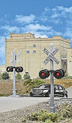 Walthers SceneMaster 949-4333 Ho Maßstab Crossing Lichthupen 2 Working Signale