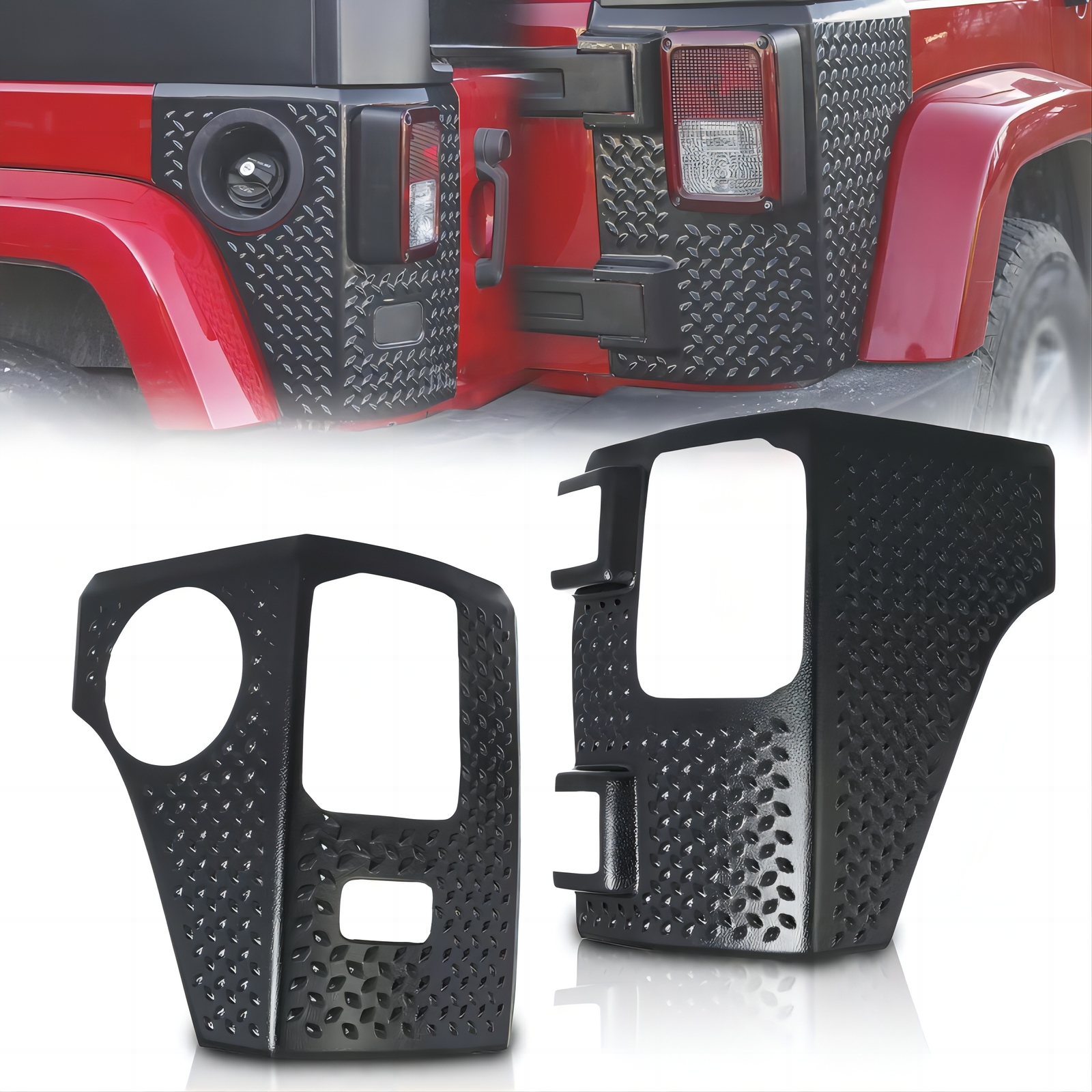 On Sale! Jeep Wrangler JK 07-17 Rear Corner Guard Body Armor Tail Light Cover - Jeep Wrangler Body Armor - Jeep Wrangler Offroad Accessories & Parts In Brisbane - Foto 9