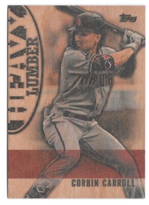 TJBB リアルカード エイロン 2024 Topps Update Series CORBIN CARROLL Heavy Lumber -ARIZONA D