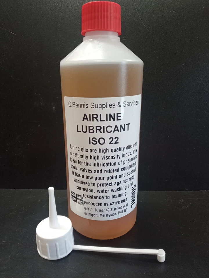 AZTEC 500 ml Iso 22 Fine Grade Air tool oil lubricant For Air Operated Tools