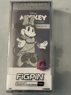 DISNEY FIGPIN MICKEY & FRIENDS SERIES 100 ANNIVERSARY MINNIE MOUSE #1139 LR
