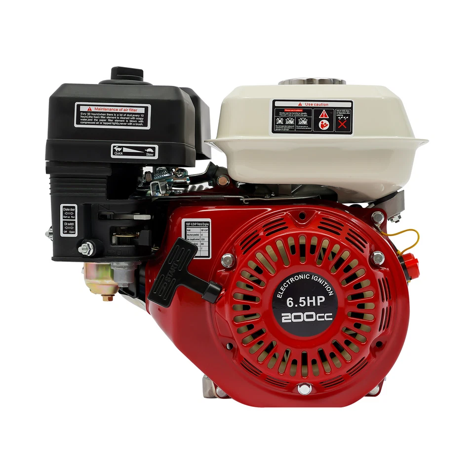 6.5HP 4 Stroke Pull Start Go Kart Engine Motor 200CC Gasoline For Honda GX160 - Image 3 of 4