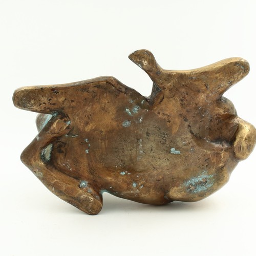 Chinesischer Bronze Hirsch Räuchergefäß Statue groß 26,5 cm lang - Bild 9 von 24