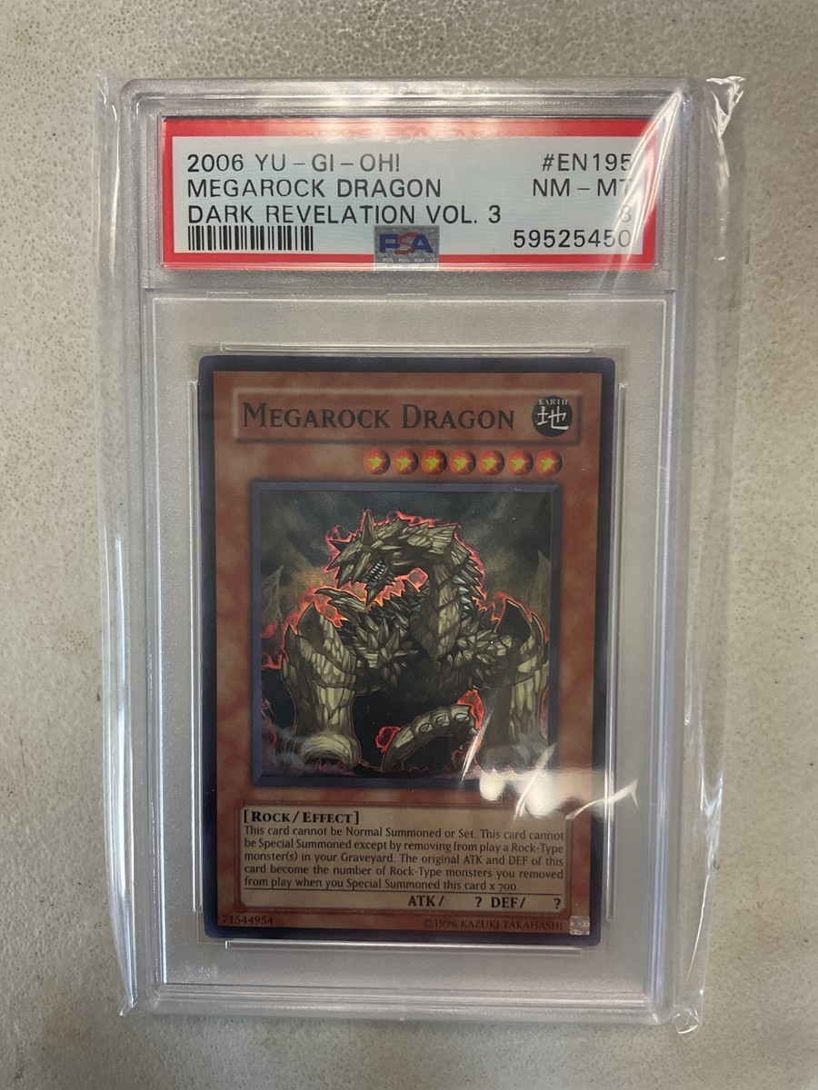 Megarock Dragon - DR3-EN195 PSA 8 | eBay
