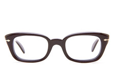 Vintage PERSOL RATTI Black Frame Eyeglasses Vintage 1970s Unisex