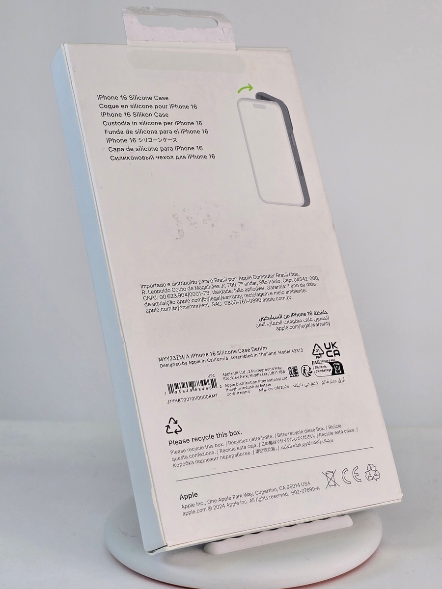 Apple 純正 iPhone 16 Pro Silicone Case デニム Genuine Apple iPhone 16 Silicone Case w/MagSafe - Denim